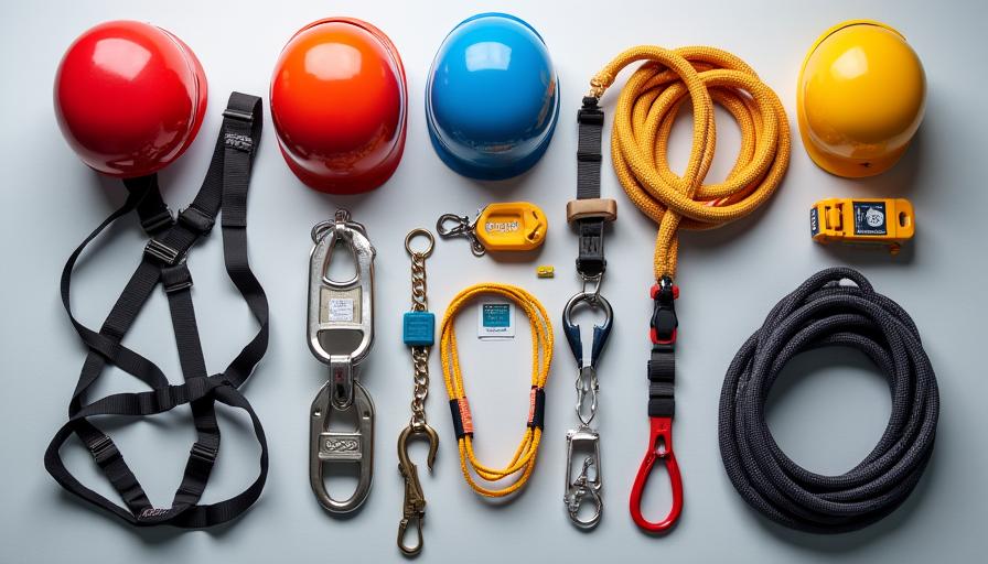 Coleção de equipamentos de escalada para aluguel